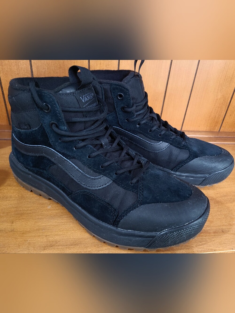 Vans Ultrarange Exo Hi MTE Black Gum Men 9  Womens 10.5 sneaker Shoe Boots 50026